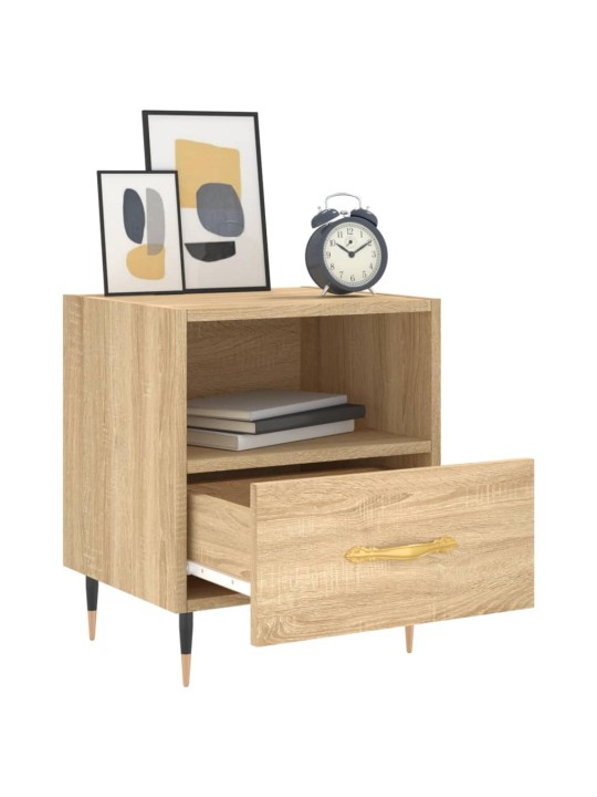 Noční stolky 2 ks dub sonoma 40 x 35 x 47,5 cm kompozitní dřevo