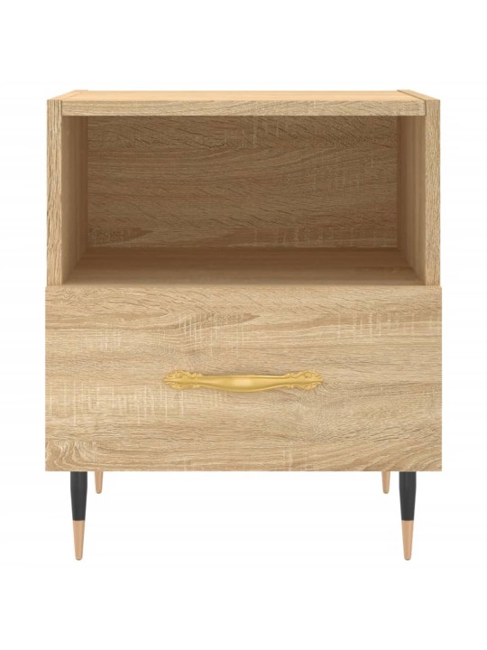 Noční stolky 2 ks dub sonoma 40 x 35 x 47,5 cm kompozitní dřevo
