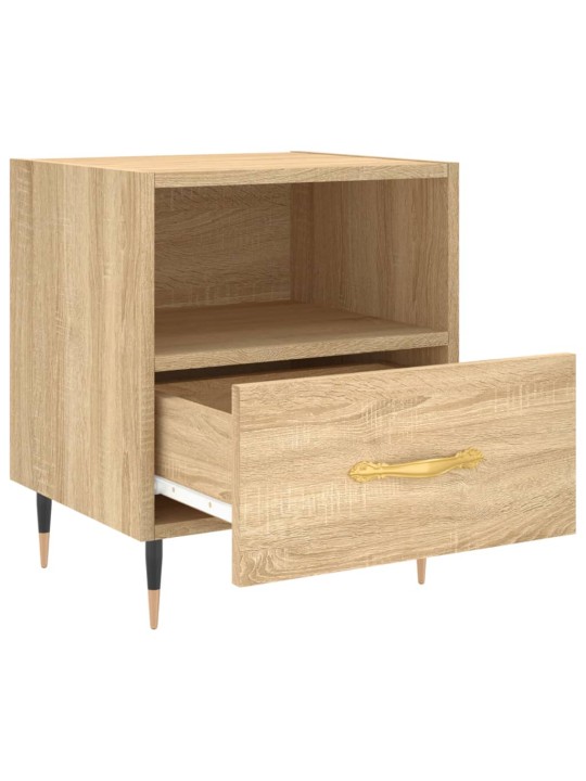 Noční stolky 2 ks dub sonoma 40 x 35 x 47,5 cm kompozitní dřevo