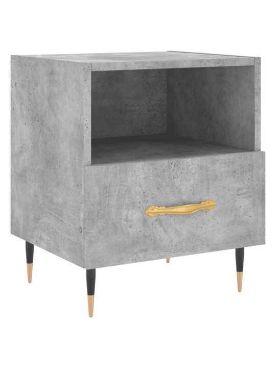 Noční stolky 2 ks betonově šedé 40x35x47,5 cm kompozitní dřevo