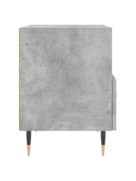 Noční stolky 2 ks betonově šedé 40x35x47,5 cm kompozitní dřevo