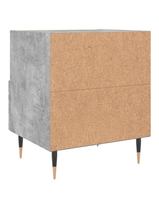 Noční stolky 2 ks betonově šedé 40x35x47,5 cm kompozitní dřevo