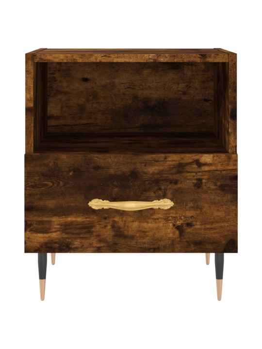 Noční stolky 2 ks kouřový dub 40x35x47,5 cm kompozitní dřevo