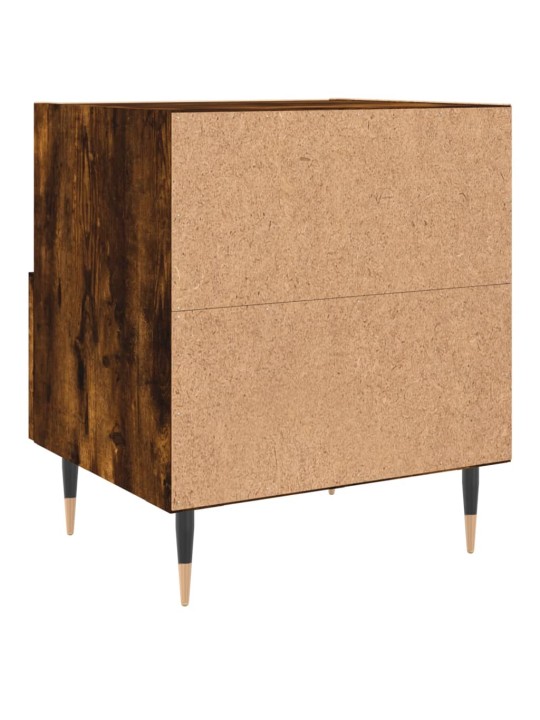 Noční stolky 2 ks kouřový dub 40x35x47,5 cm kompozitní dřevo