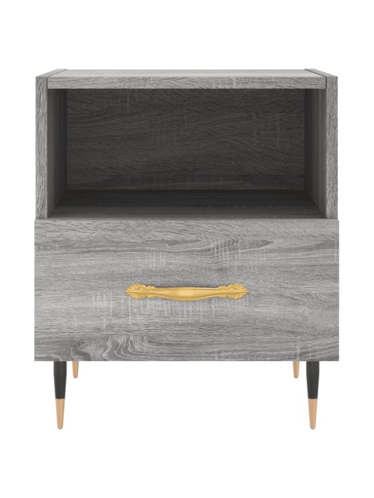 Noční stolky 2 ks šedé sonoma 40x35x47,5 cm kompozitní dřevo
