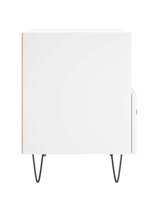Noční stolky 2 ks bílé 40 x 35 x 47,5 cm kompozitní dřevo