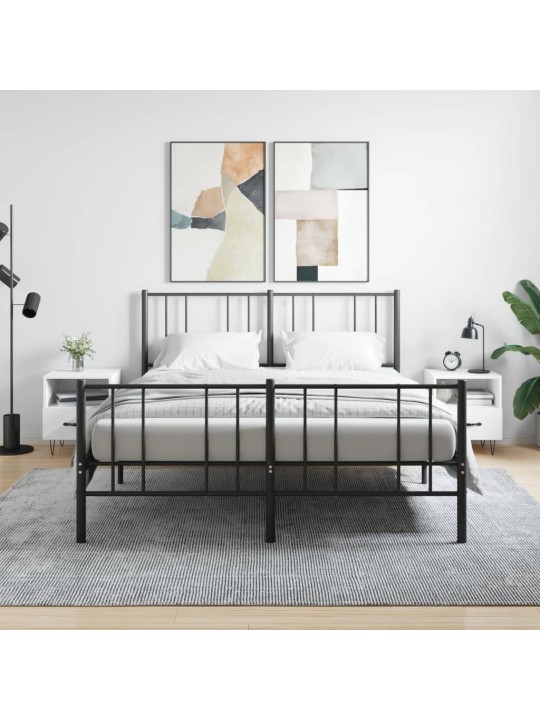 Noční stolky 2 ks bílé 40 x 35 x 47,5 cm kompozitní dřevo