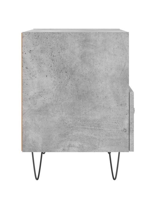 Noční stolek betonově šedý 40 x 35 x 47,5 cm kompozitní dřevo
