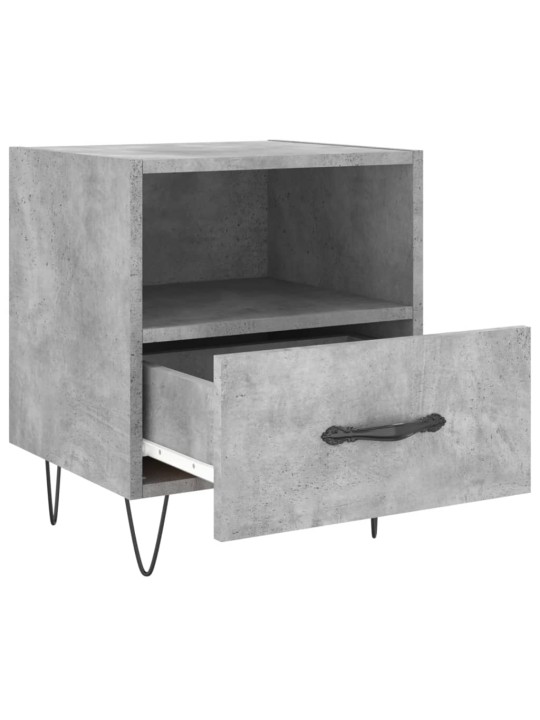 Noční stolky 2 ks betonově šedé 40x35x47,5 cm kompozitní dřevo