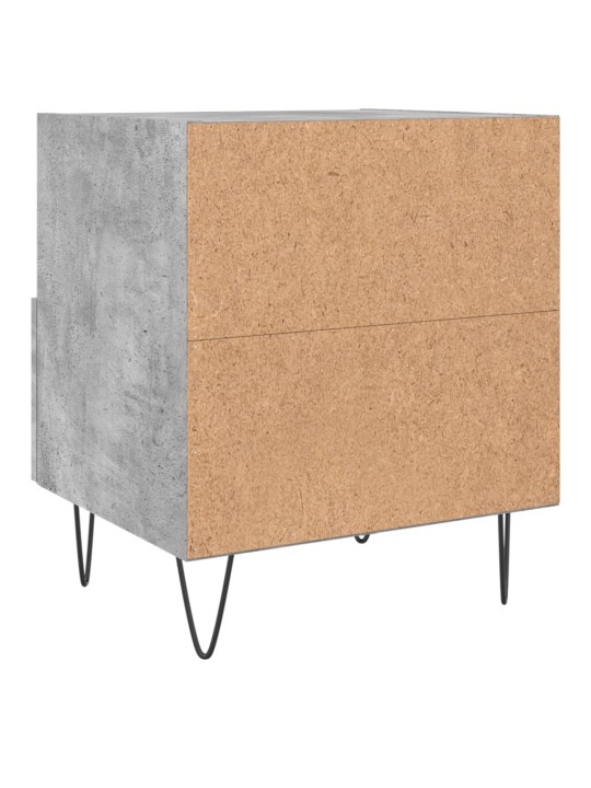 Noční stolky 2 ks betonově šedé 40x35x47,5 cm kompozitní dřevo