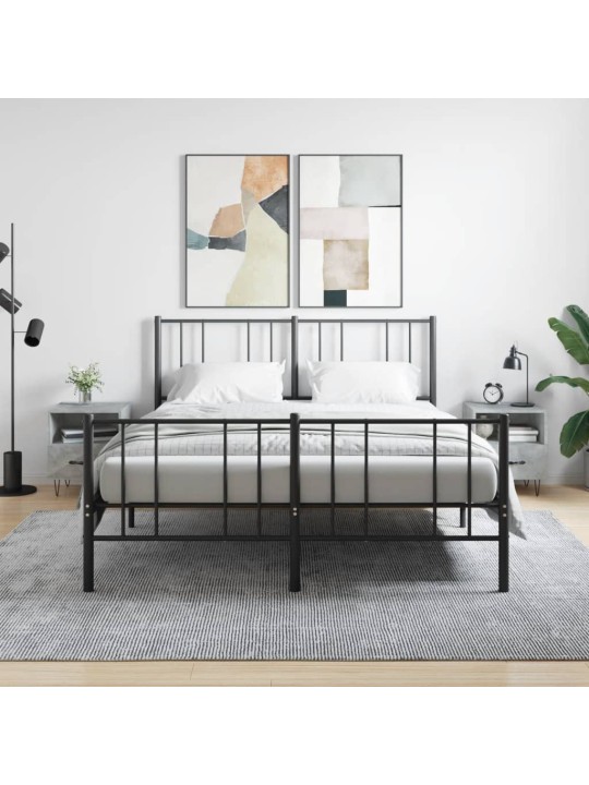 Noční stolky 2 ks betonově šedé 40x35x47,5 cm kompozitní dřevo