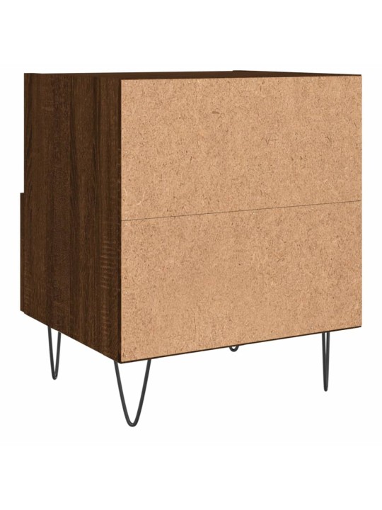 Noční stolky 2 ks hnědý dub 40 x 35 x 47,5 cm kompozitní dřevo