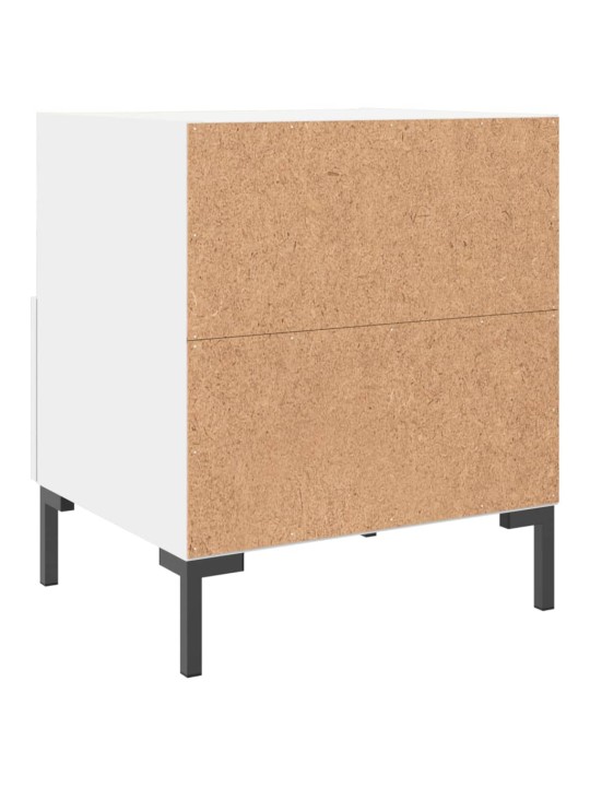 Noční stolky 2 ks bílé 40 x 35 x 47,5 cm kompozitní dřevo