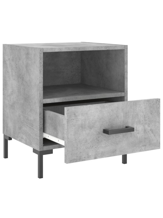 Noční stolky 2 ks betonově šedé 40x35x47,5 cm kompozitní dřevo