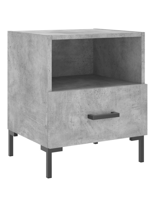 Noční stolky 2 ks betonově šedé 40x35x47,5 cm kompozitní dřevo