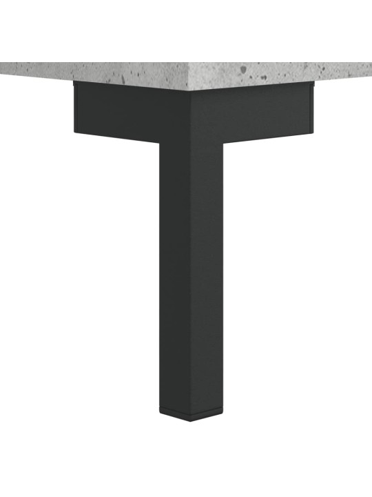 Noční stolky 2 ks betonově šedé 40x35x47,5 cm kompozitní dřevo