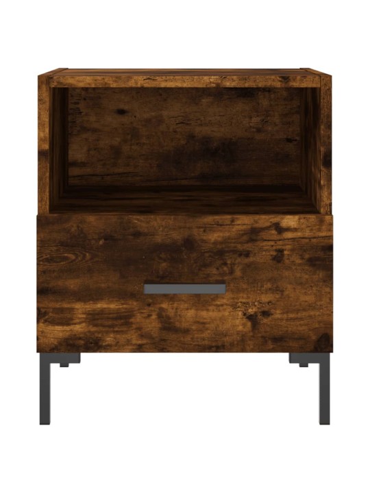 Noční stolky 2 ks kouřový dub 40x35x47,5 cm kompozitní dřevo