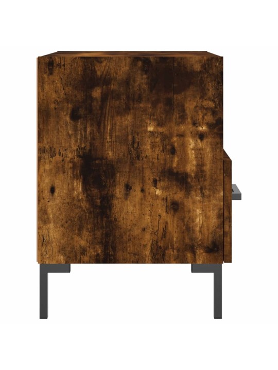 Noční stolky 2 ks kouřový dub 40x35x47,5 cm kompozitní dřevo