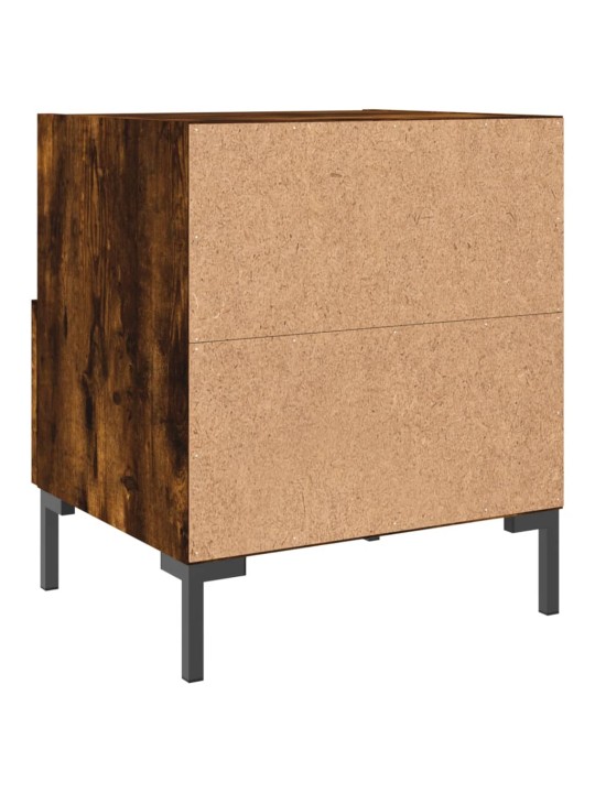 Noční stolky 2 ks kouřový dub 40x35x47,5 cm kompozitní dřevo