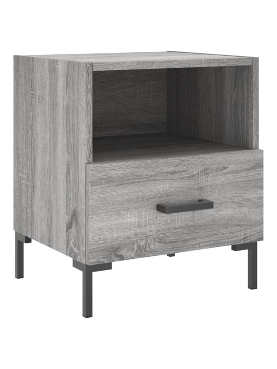 Noční stolky 2 ks šedé sonoma 40x35x47,5 cm kompozitní dřevo