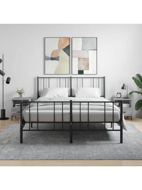 Noční stolky 2 ks šedé sonoma 40x35x47,5 cm kompozitní dřevo
