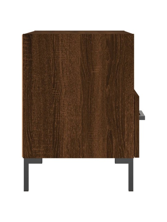 Noční stolky 2 ks hnědý dub 40 x 35 x 47,5 cm kompozitní dřevo
