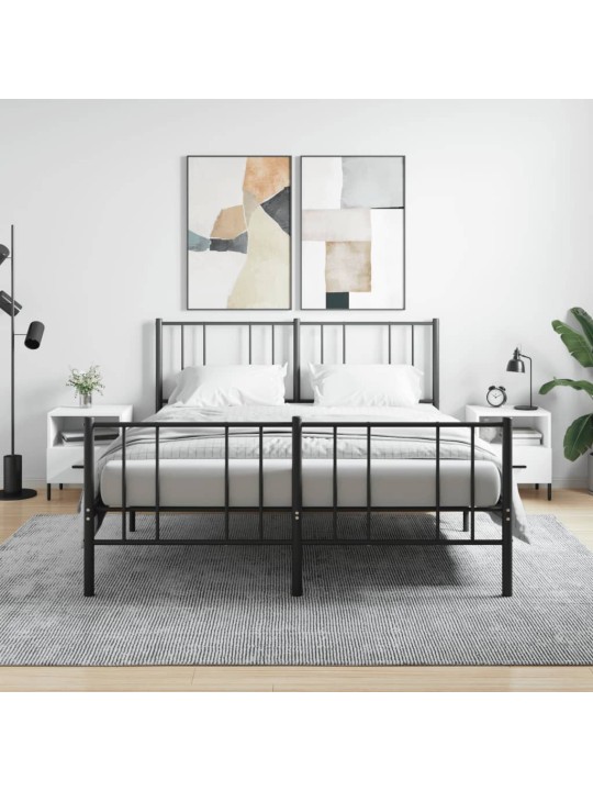 Noční stolky 2 ks bílé 40 x 35 x 47,5 cm kompozitní dřevo