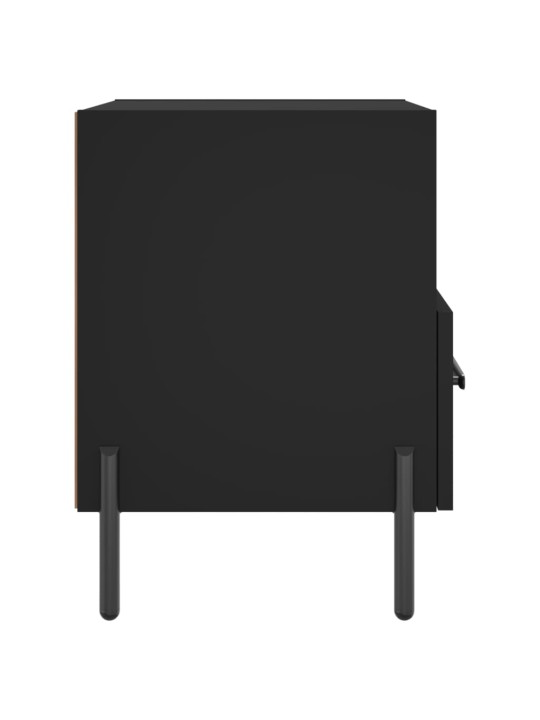 Noční stolky 2 ks černé 40 x 35 x 47,5 cm kompozitní dřevo