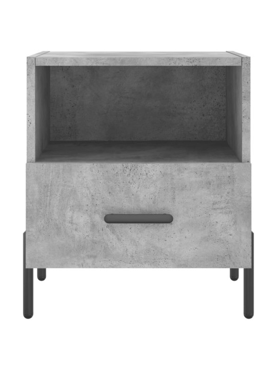 Noční stolky 2 ks betonově šedé 40x35x47,5 cm kompozitní dřevo