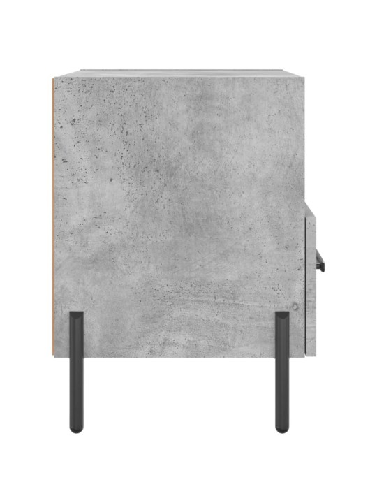Noční stolky 2 ks betonově šedé 40x35x47,5 cm kompozitní dřevo