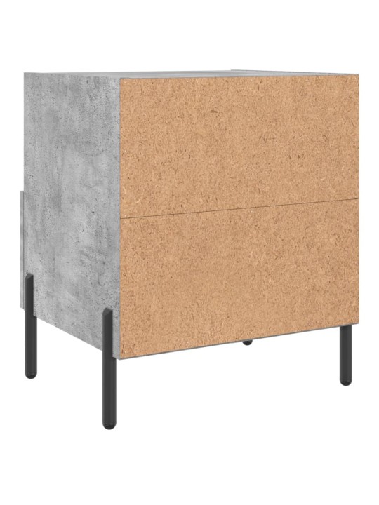 Noční stolky 2 ks betonově šedé 40x35x47,5 cm kompozitní dřevo
