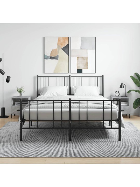Noční stolky 2 ks betonově šedé 40x35x47,5 cm kompozitní dřevo