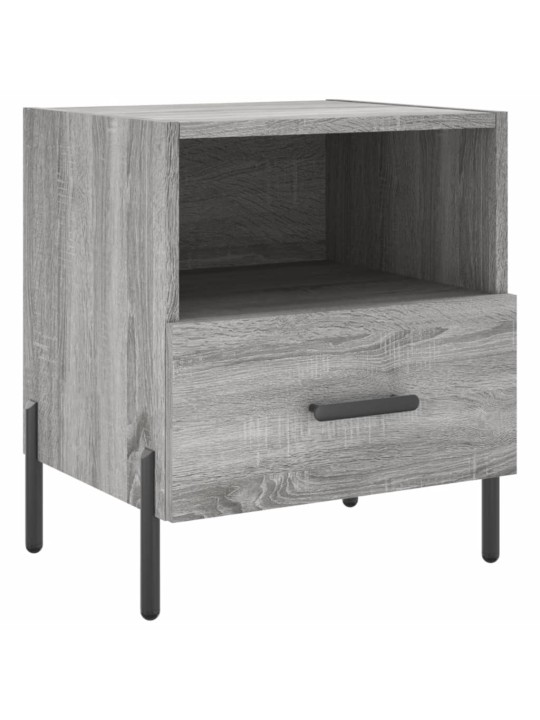 Noční stolky 2 ks šedé sonoma 40x35x47,5 cm kompozitní dřevo