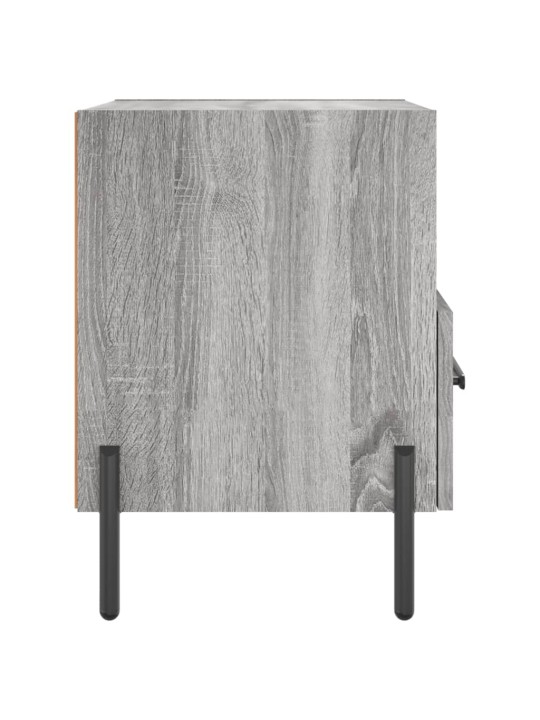 Noční stolky 2 ks šedé sonoma 40x35x47,5 cm kompozitní dřevo