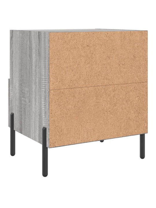 Noční stolky 2 ks šedé sonoma 40x35x47,5 cm kompozitní dřevo