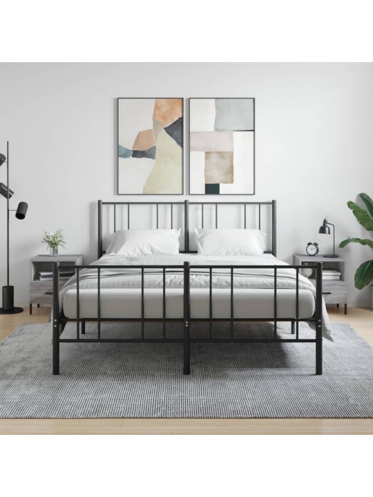 Noční stolky 2 ks šedé sonoma 40x35x47,5 cm kompozitní dřevo