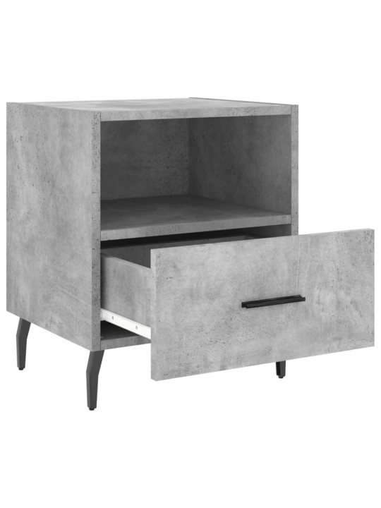 Noční stolky 2 ks betonově šedé 40x35x47,5 cm kompozitní dřevo