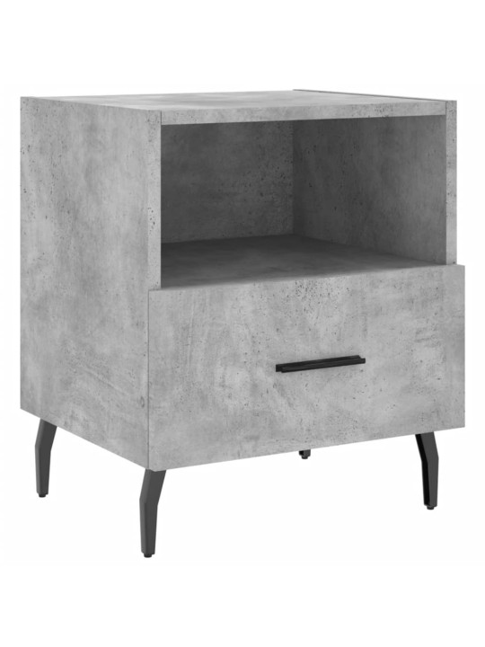 Noční stolky 2 ks betonově šedé 40x35x47,5 cm kompozitní dřevo