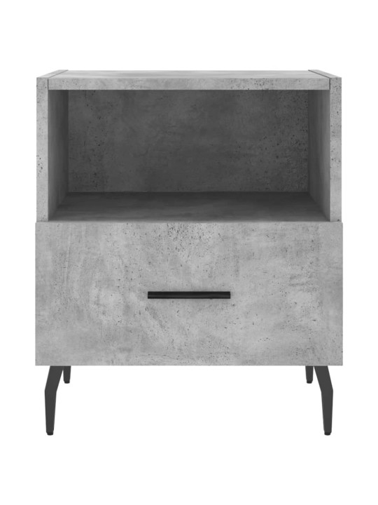 Noční stolky 2 ks betonově šedé 40x35x47,5 cm kompozitní dřevo