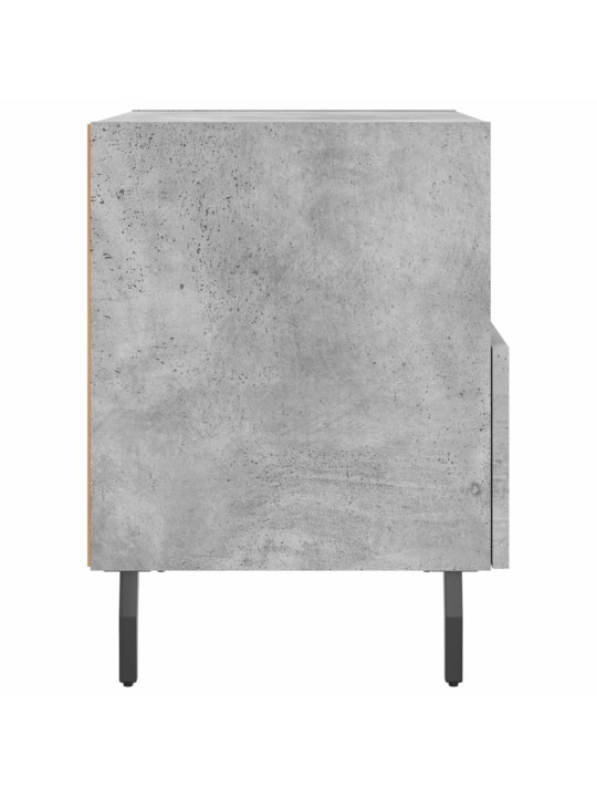 Noční stolky 2 ks betonově šedé 40x35x47,5 cm kompozitní dřevo