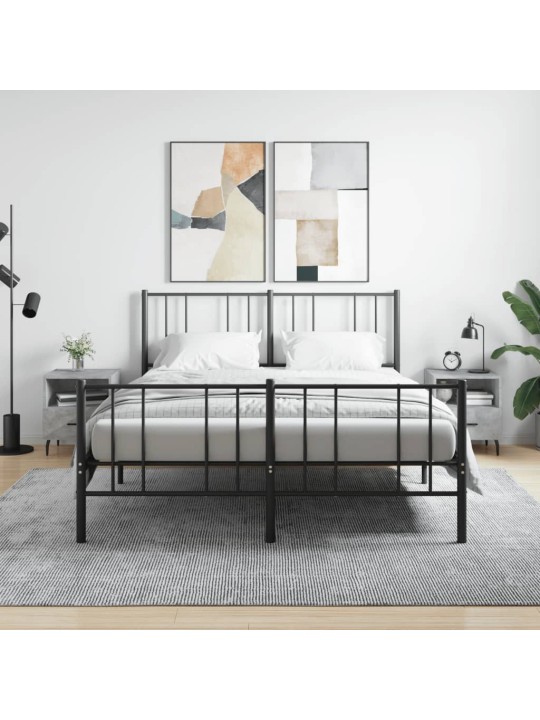 Noční stolky 2 ks betonově šedé 40x35x47,5 cm kompozitní dřevo