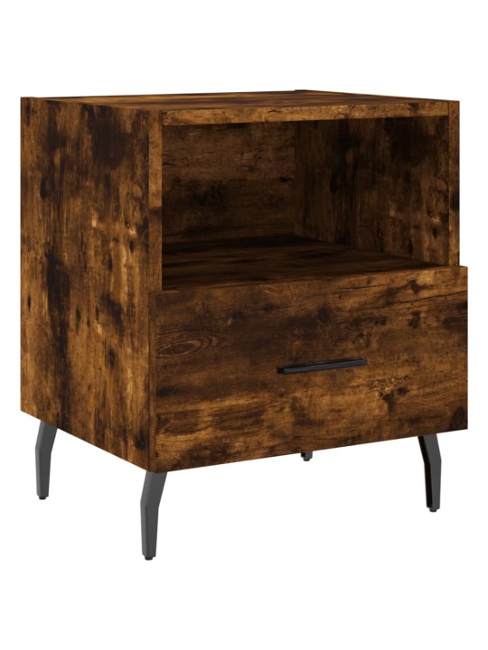 Noční stolky 2 ks kouřový dub 40x35x47,5 cm kompozitní dřevo