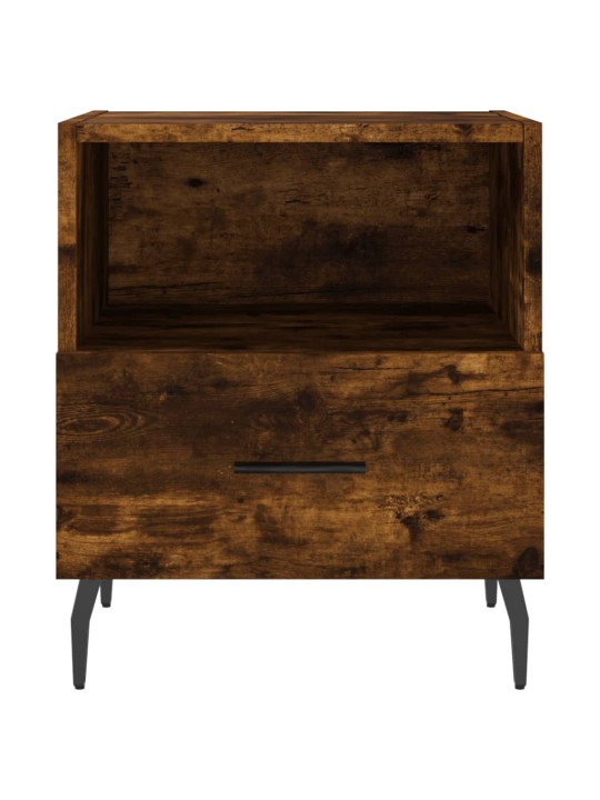 Noční stolky 2 ks kouřový dub 40x35x47,5 cm kompozitní dřevo
