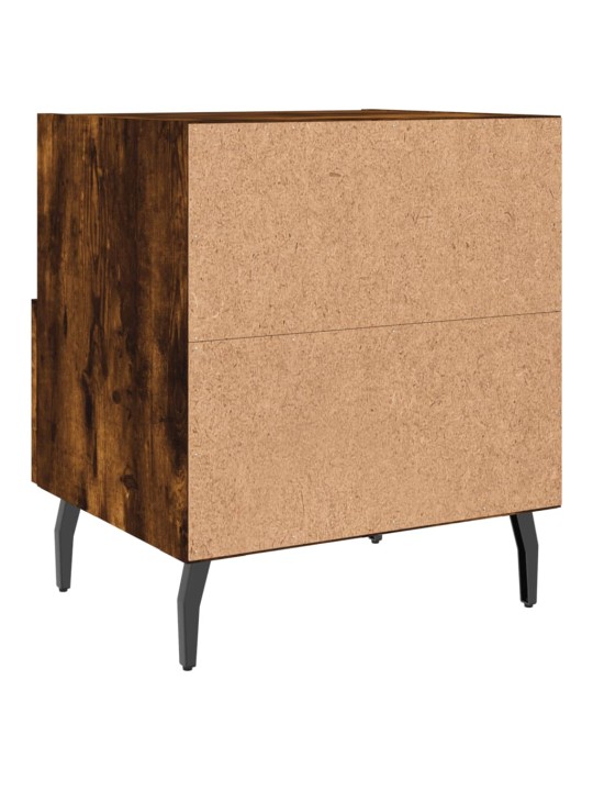 Noční stolky 2 ks kouřový dub 40x35x47,5 cm kompozitní dřevo