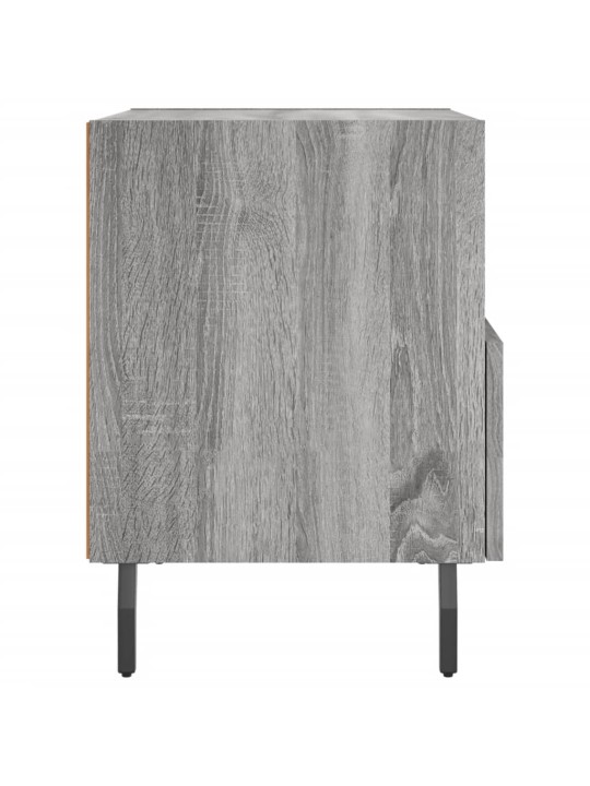 Noční stolky 2 ks šedé sonoma 40x35x47,5 cm kompozitní dřevo
