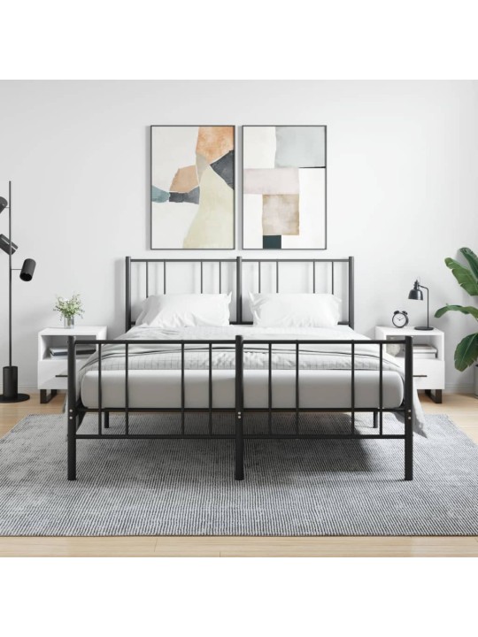 Noční stolky 2 ks bílé 40 x 35 x 47,5 cm kompozitní dřevo