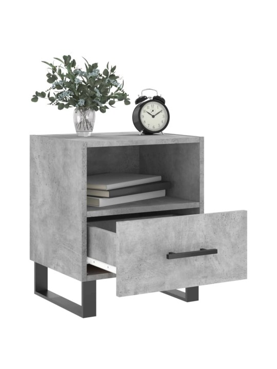 Noční stolky 2 ks betonově šedé 40x35x47,5 cm kompozitní dřevo