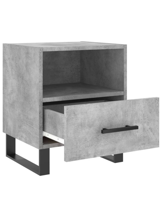 Noční stolky 2 ks betonově šedé 40x35x47,5 cm kompozitní dřevo
