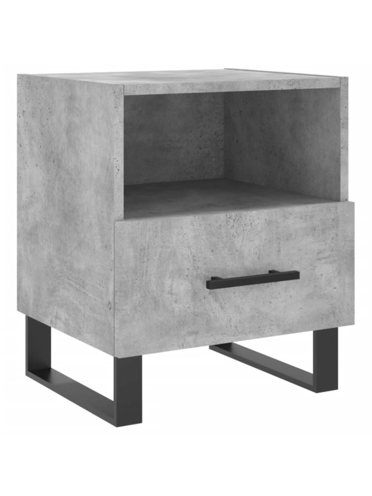 Noční stolky 2 ks betonově šedé 40x35x47,5 cm kompozitní dřevo