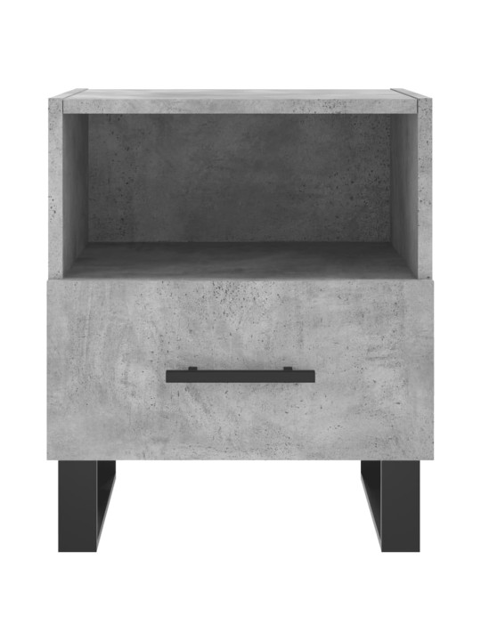 Noční stolky 2 ks betonově šedé 40x35x47,5 cm kompozitní dřevo